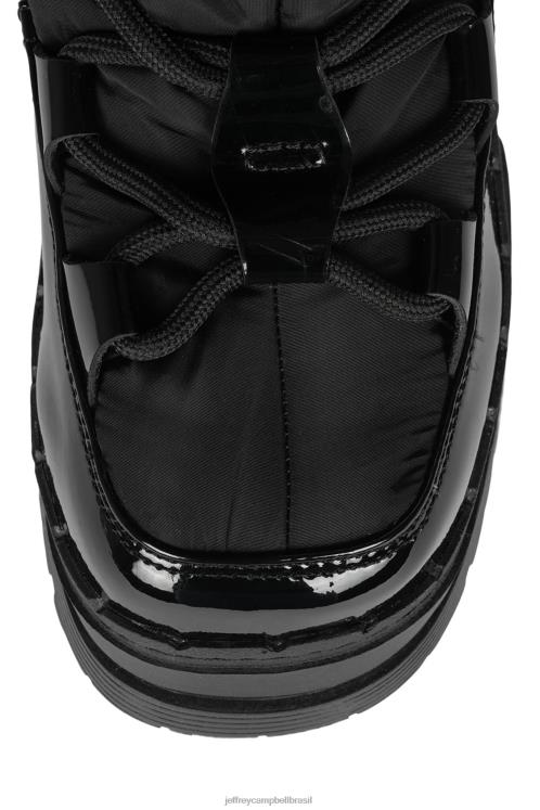 Jeffrey Campbell mulheres B0VBD716 preto botas joelho a coxa neve-ok