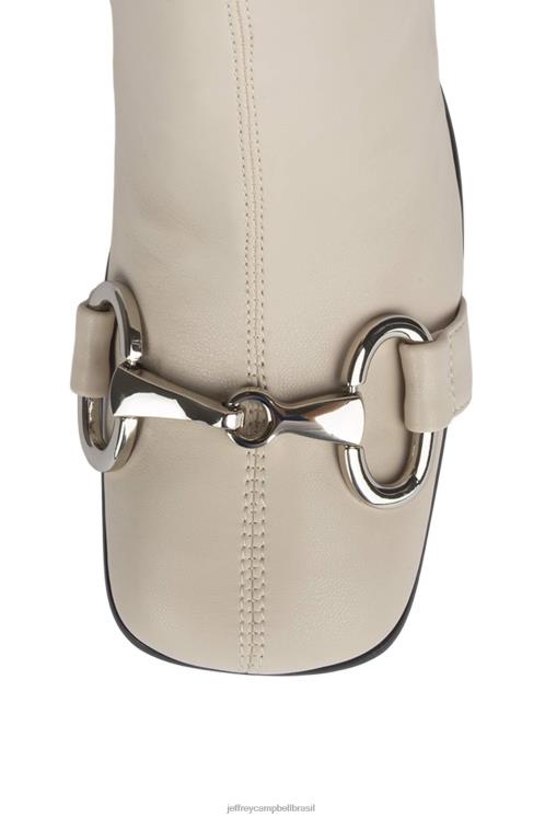 Jeffrey Campbell mulheres B0VBD723 prata marfim botas joelho a coxa hotlava-bt