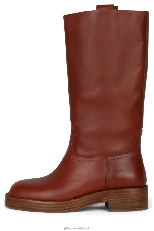 Jeffrey Campbell mulheres B0VBD746 pilha natural vermelha botas joelho a coxa amazona