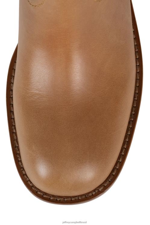 Jeffrey Campbell mulheres B0VBD747 pilha natural bronzeada botas joelho a coxa amazona