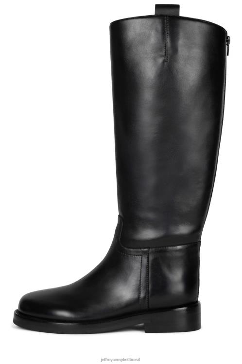 Jeffrey Campbell mulheres B0VBD759 preto botas joelho a coxa Frisian-l