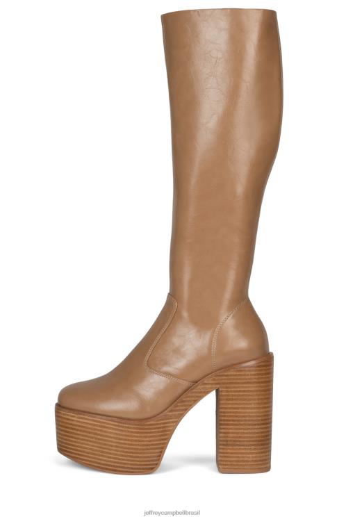 Jeffrey Campbell mulheres B0VBD760 pilha camel tan claro botas joelho a coxa chica