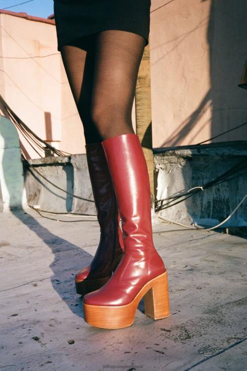 Jeffrey Campbell mulheres B0VBD760 pilha camel tan claro botas joelho a coxa chica