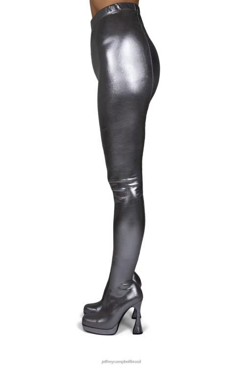 Jeffrey Campbell mulheres B0VBD786 prata botas joelho a coxa pantalones