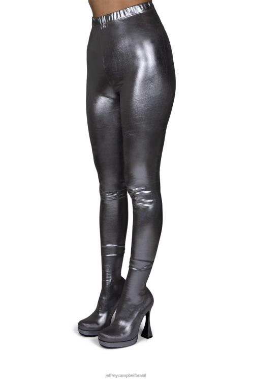 Jeffrey Campbell mulheres B0VBD786 prata botas joelho a coxa pantalones