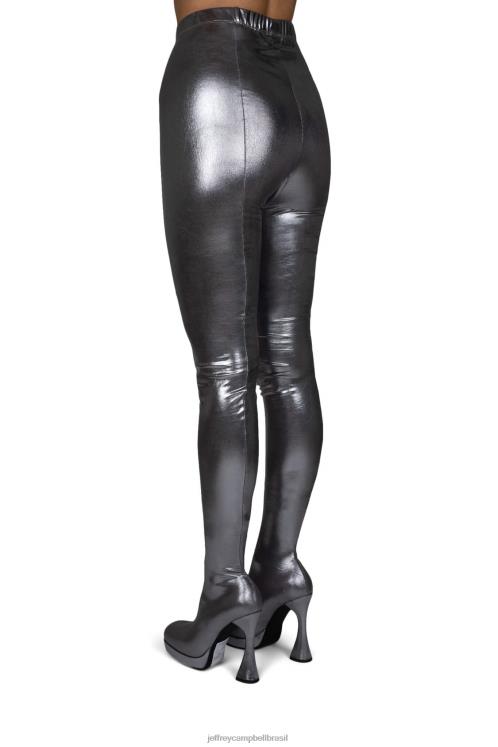 Jeffrey Campbell mulheres B0VBD786 prata botas joelho a coxa pantalones