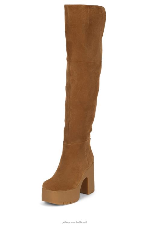 Jeffrey Campbell mulheres B0VBD797 mel marfim bronzeado botas joelho a coxa atualizar-f