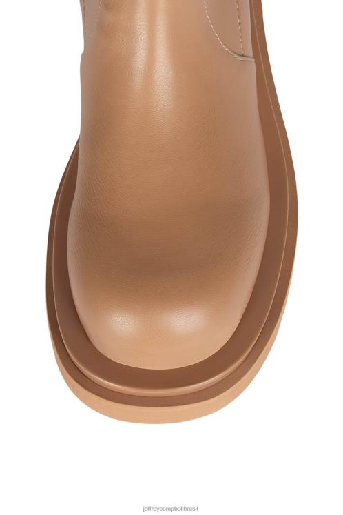 Jeffrey Campbell mulheres B0VBD812 natural natural botas joelho a coxa tanque-ok