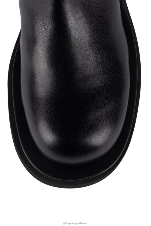 Jeffrey Campbell mulheres B0VBD814 preto botas joelho a coxa tanque-ok