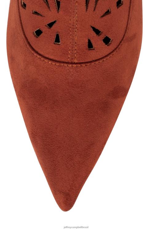 Jeffrey Campbell mulheres B0VBD818 camurça enferrujada botas joelho a coxa adonia