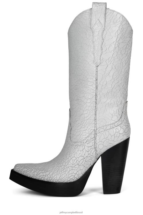 Jeffrey Campbell mulheres B0VBD854 branco angustiado botas joelho a coxa bad2dabone