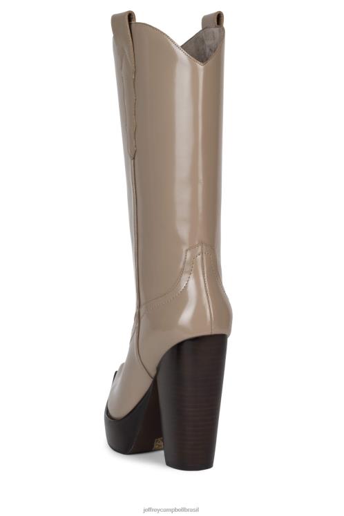 Jeffrey Campbell mulheres B0VBD855 caixa marrom botas joelho a coxa bad2dabone