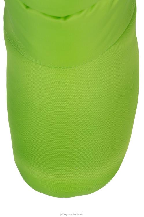 Jeffrey Campbell mulheres B0VBD861 verde branco botas joelho a coxa dúvida sobre a neve