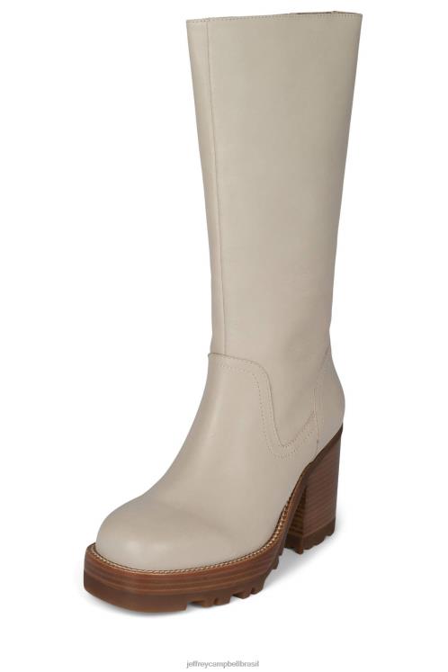 Jeffrey Campbell mulheres B0VBD867 cinza botas joelho a coxa abundante