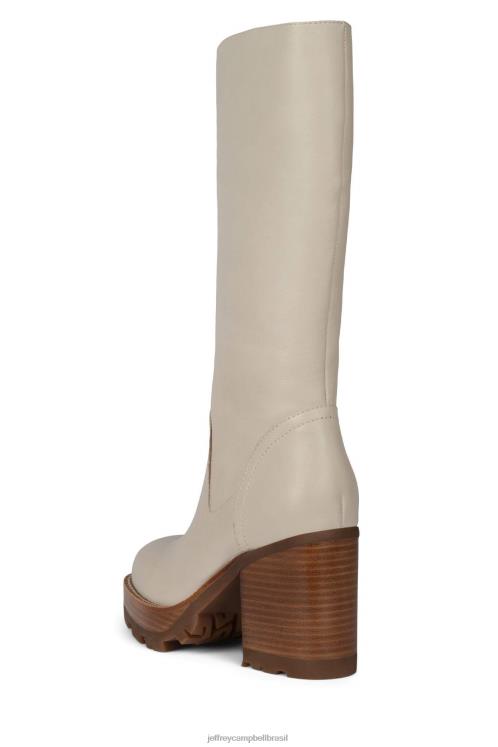 Jeffrey Campbell mulheres B0VBD867 cinza botas joelho a coxa abundante