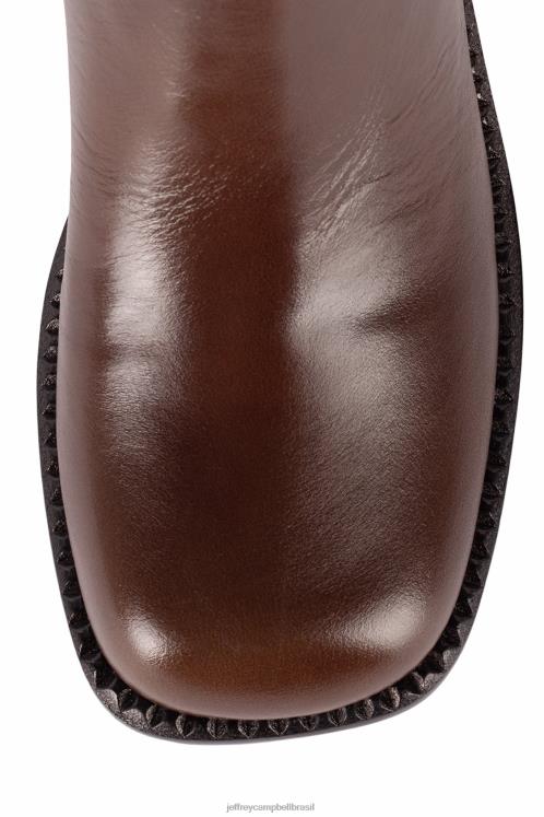 Jeffrey Campbell mulheres B0VBD876 marrom botas joelho a coxa a banda