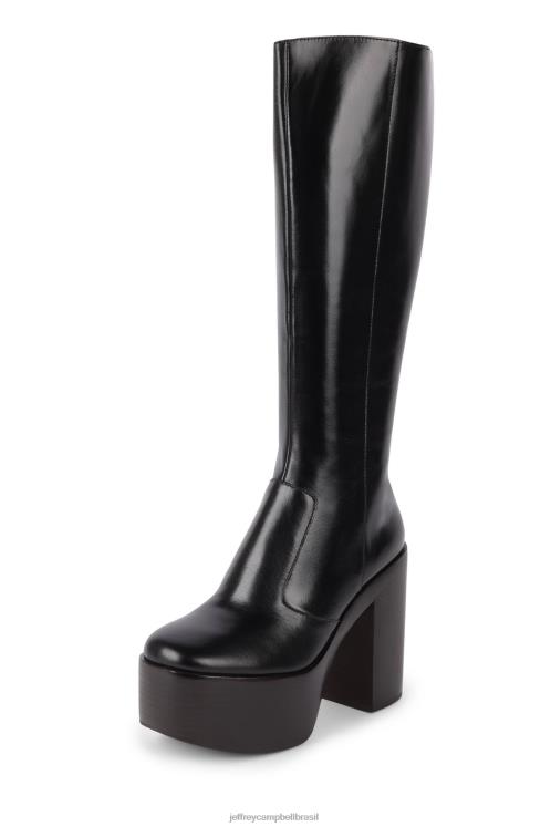 Jeffrey Campbell mulheres B0VBD881 preto botas joelho a coxa mexique-kh
