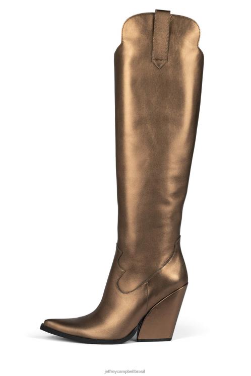 Jeffrey Campbell mulheres B0VBD914 bronze botas ocidentais amiga