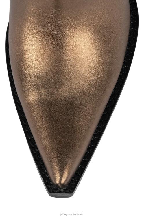 Jeffrey Campbell mulheres B0VBD914 bronze botas ocidentais amiga