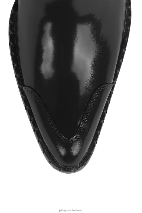 Jeffrey Campbell mulheres B0VBD917 caixa preta botas ocidentais xoro