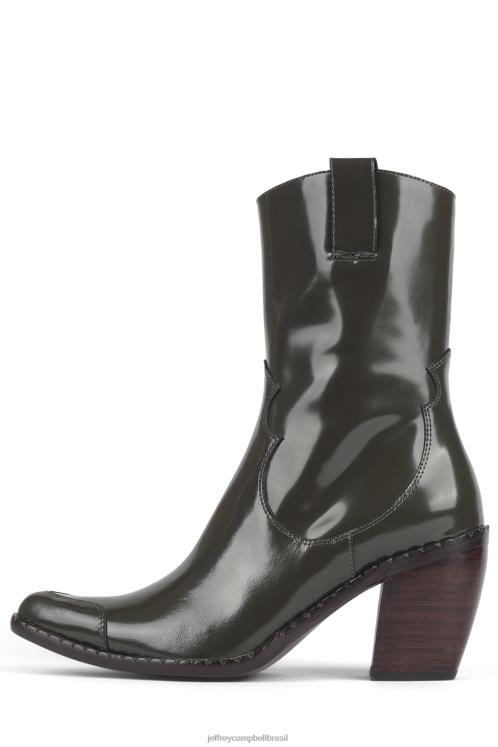 Jeffrey Campbell mulheres B0VBD918 caixa cáqui botas ocidentais xoro