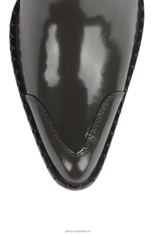 Jeffrey Campbell mulheres B0VBD918 caixa cáqui botas ocidentais xoro