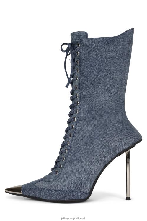 Jeffrey Campbell mulheres B0VBD294 jeans prata botas de tornozelo pode vir