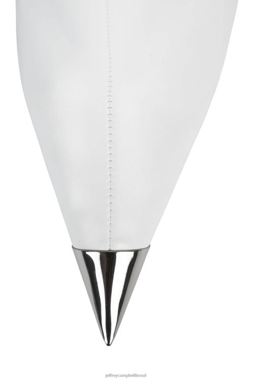 Jeffrey Campbell mulheres B0VBD311 prata branca botas de tornozelo influência