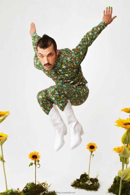 Jeffrey Campbell mulheres B0VBD330 branco botas de tornozelo amarelo