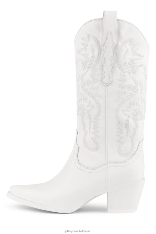 Jeffrey Campbell mulheres B0VBD333 branco botas de tornozelo adaga
