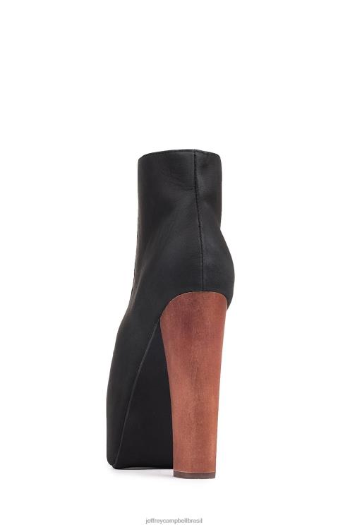 Jeffrey Campbell mulheres B0VBD339 preto angustiado botas de tornozelo lita