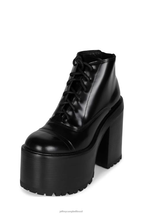Jeffrey Campbell mulheres B0VBD341 caixa preta botas de tornozelo decolar