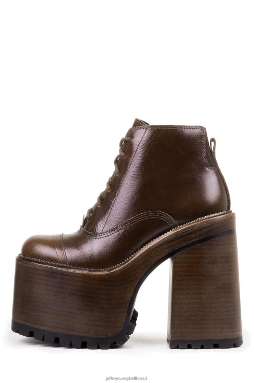 Jeffrey Campbell mulheres B0VBD342 marrom botas de tornozelo decolar