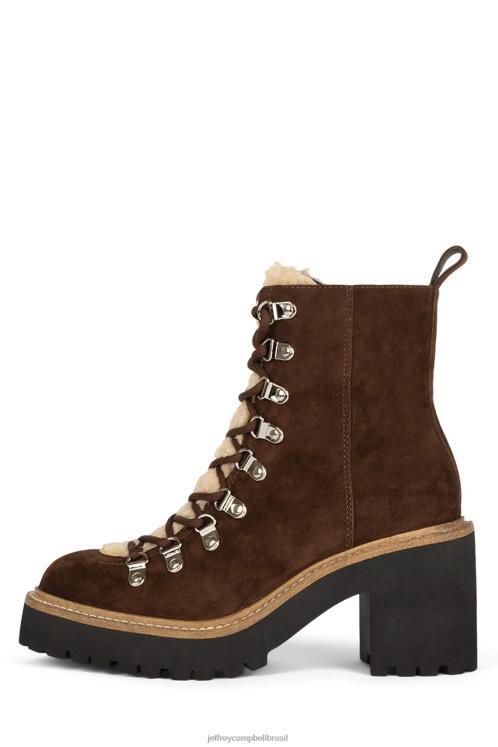 Jeffrey Campbell mulheres B0VBD370 camurça marrom natural botas de tornozelo o que-2