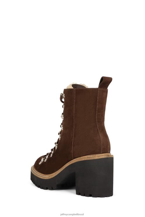 Jeffrey Campbell mulheres B0VBD370 camurça marrom natural botas de tornozelo o que-2
