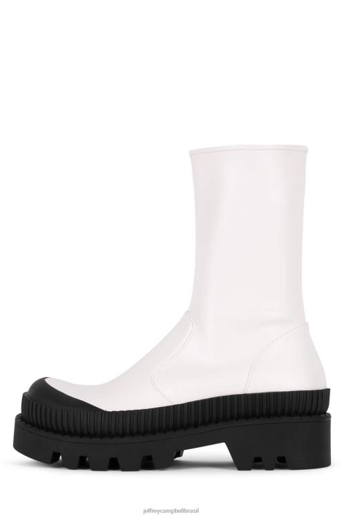 Jeffrey Campbell mulheres B0VBD376 branco botas de tornozelo difícil