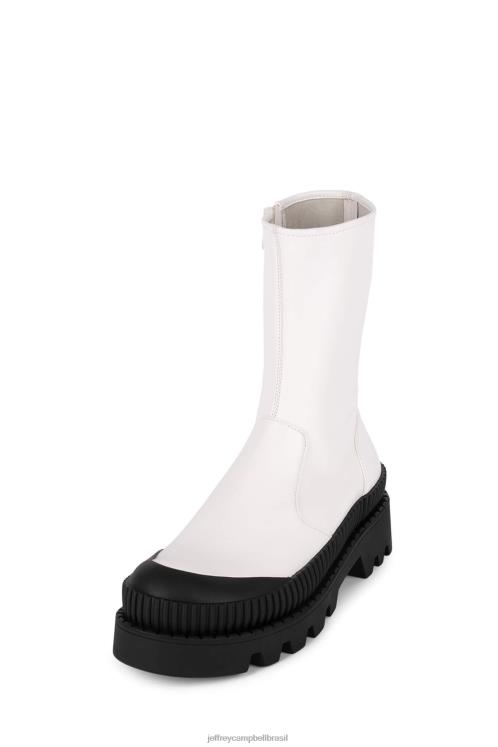 Jeffrey Campbell mulheres B0VBD376 branco botas de tornozelo difícil