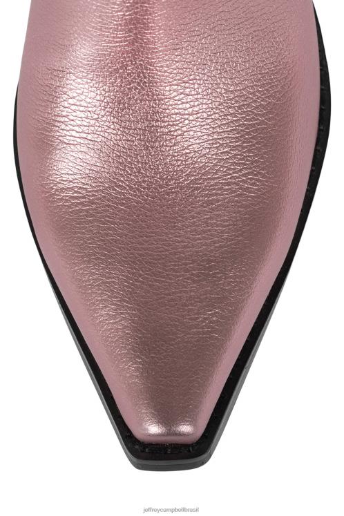 Jeffrey Campbell mulheres B0VBD396 rosa metálico botas de tornozelo rancheiro-l2