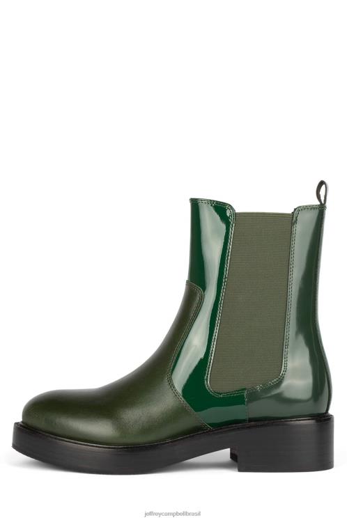 Jeffrey Campbell mulheres B0VBD409 verde multi botas de tornozelo edmond-oi