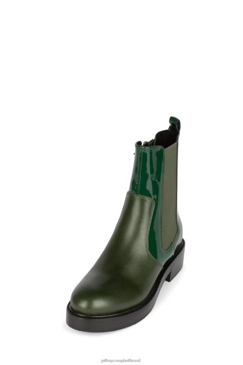 Jeffrey Campbell mulheres B0VBD409 verde multi botas de tornozelo edmond-oi