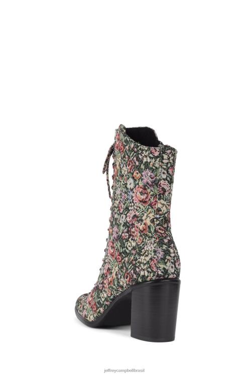 Jeffrey Campbell mulheres B0VBD428 tapeçaria multi floral botas de tornozelo archille