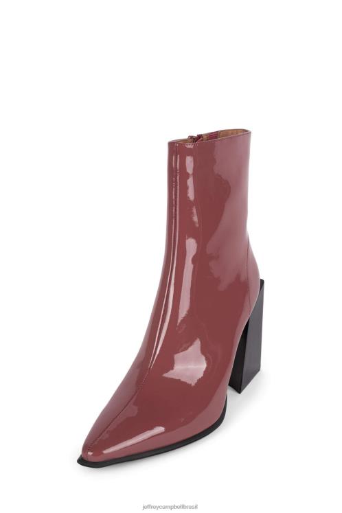Jeffrey Campbell mulheres B0VBD434 patente de rosa escuro botas de tornozelo la-sirene