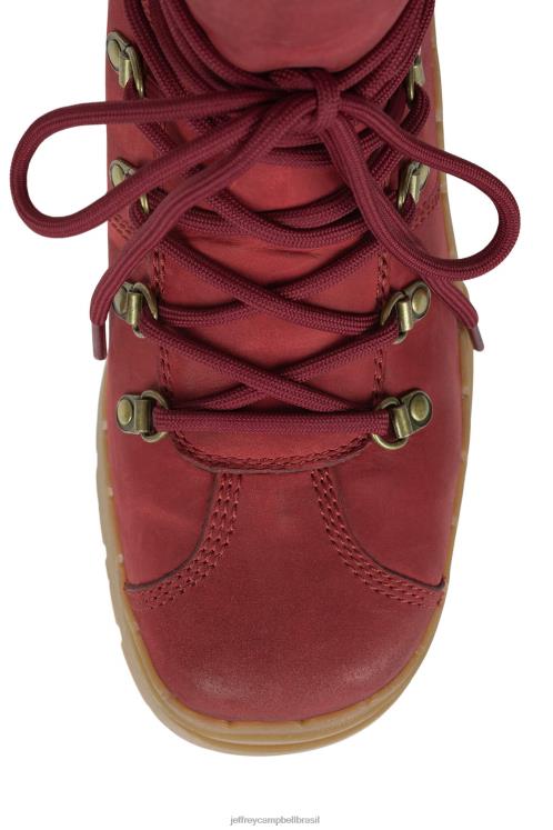Jeffrey Campbell mulheres B0VBD438 vermelho botas de tornozelo trilhando