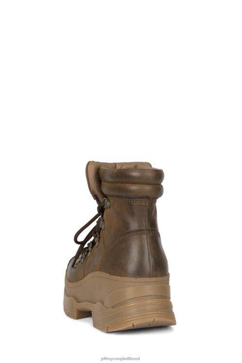 Jeffrey Campbell mulheres B0VBD439 marrom botas de tornozelo trilhando