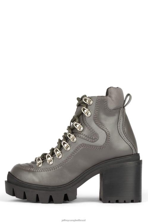 Jeffrey Campbell mulheres B0VBD449 cinza escuro botas de tornozelo Estrada Violenta
