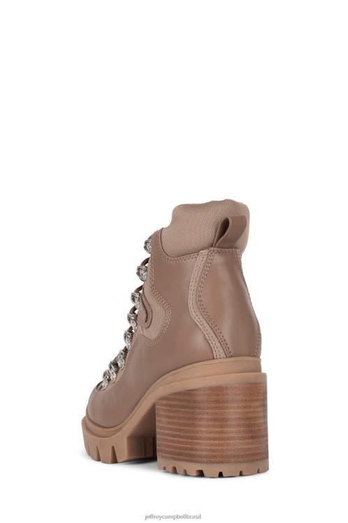 Jeffrey Campbell mulheres B0VBD450 natural multi botas de tornozelo Estrada Violenta