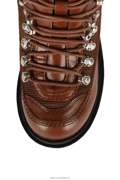 Jeffrey Campbell mulheres B0VBD451 marrom botas de tornozelo Estrada Violenta