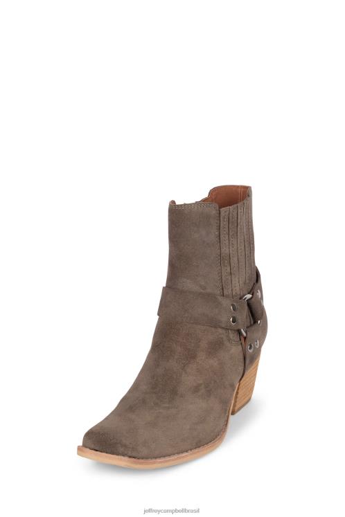 Jeffrey Campbell mulheres B0VBD453 camurça taupe botas de tornozelo parceiro