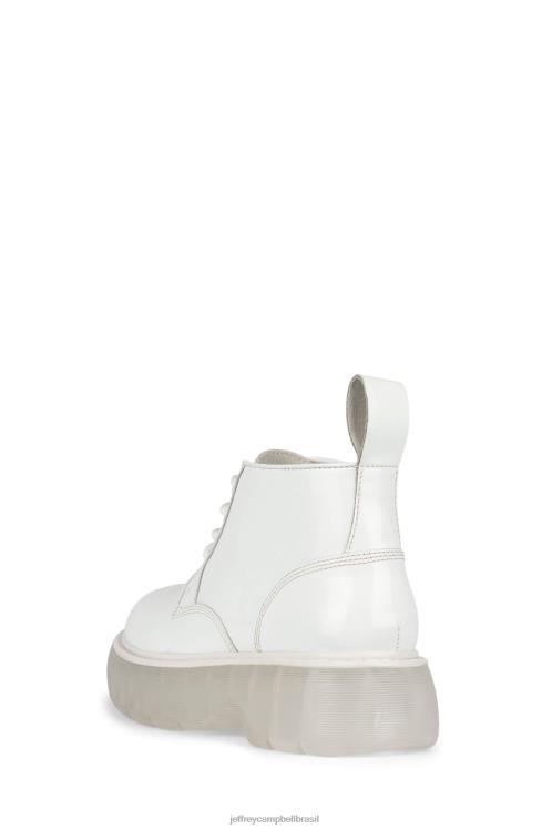 Jeffrey Campbell mulheres B0VBD454 caixa branca limpa botas de tornozelo spyware