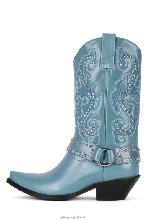 Jeffrey Campbell mulheres B0VBD475 azul botas de tornozelo o-garoto-h